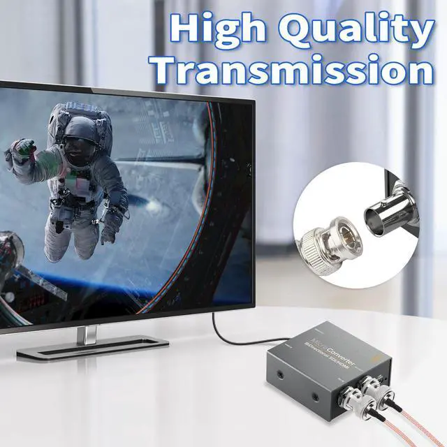 Alt view image 4 of 6 - 3G HD SDI BNC Cable 3ft 100cm 75 ohm for Cameras BMCC Video Equipment Supports HD-SDI 3G-SDI 4K 8K SDI Video Cable (Straight,2Pcs)