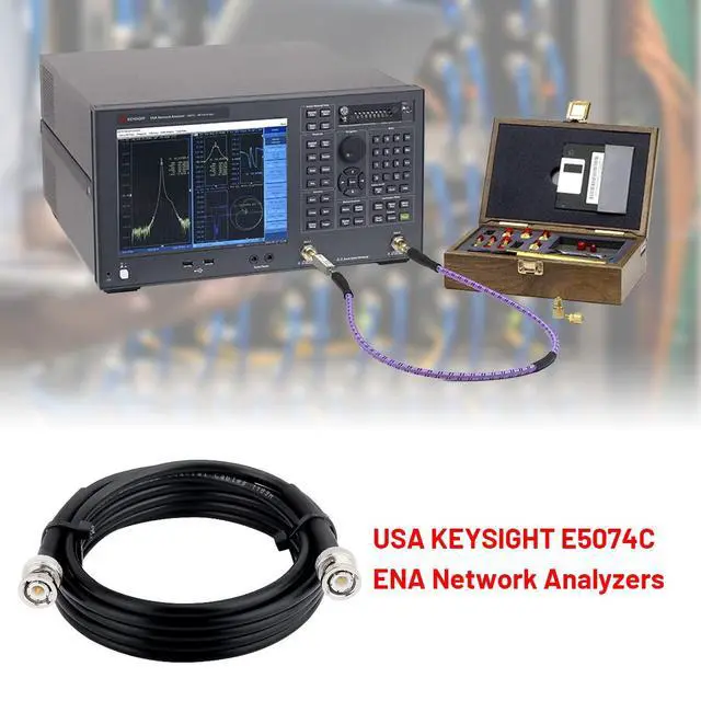 Alt view image 7 of 7 - BNC Cable - 10FT RG58 50 ohm Male to Male Coax Cables Low Loss BNC Extension Coaxial Cable with for Antennas, RF Radios, Modems, Oscilloscopes, Spectrum, etc (Black)