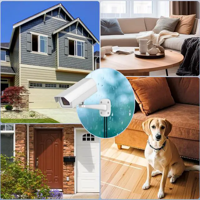 Alt view image 3 of 7 - 4 Pack 100ft bnc Video Power Cable Security Camera Cable Wire Cord for CCTV dvr Surveillance System (Included 2X BNC to RCA connectors with Each Cable)