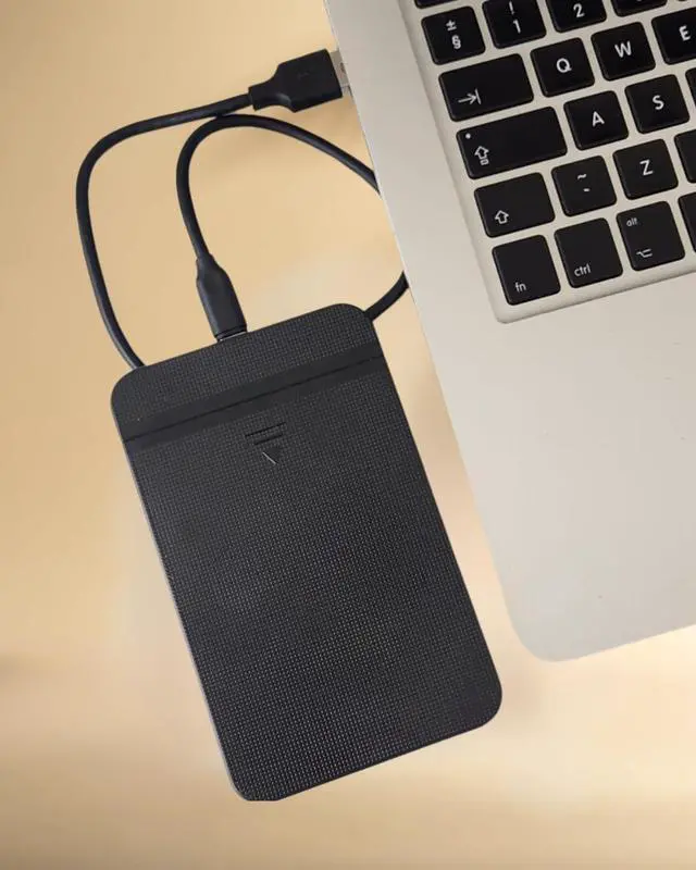 Alt view image 5 of 7 - Portable 500GB External Hard Drive - USB 3.0 & USB C for PC, Mac, PS5 (Storage Only), PS4, Phone (Android and iPhone 15/16/17) & Xbox - Ultra Fast