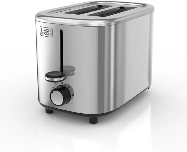Main image of 2-Slice Toaster with 7 Toast Shade Settings, Extra-Wide Slots for Bagels, Stainless Steel Exterior Finish