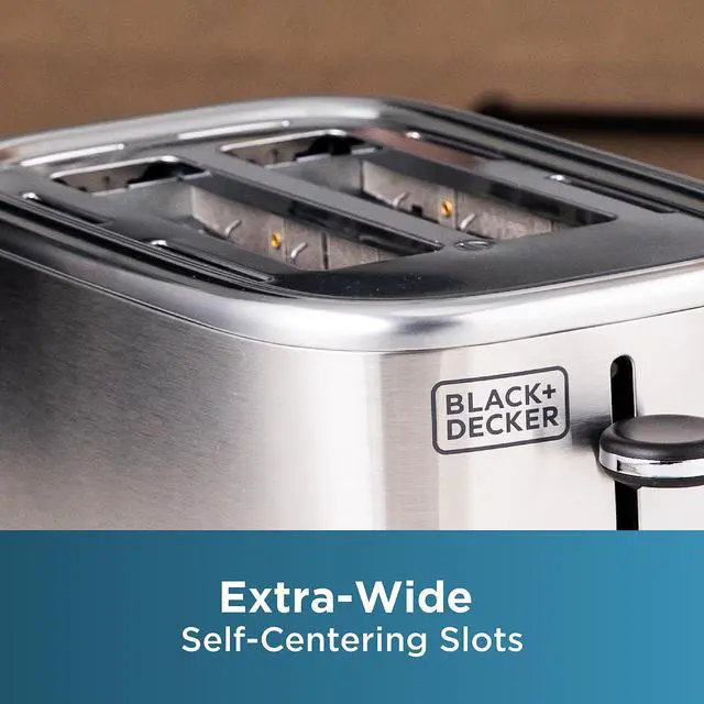 Alt view image 2 of 7 - 2-Slice Toaster with 7 Toast Shade Settings, Extra-Wide Slots for Bagels, Stainless Steel Exterior Finish