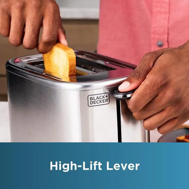 Alt view image 3 of 7 - 2-Slice Toaster with 7 Toast Shade Settings, Extra-Wide Slots for Bagels, Stainless Steel Exterior Finish