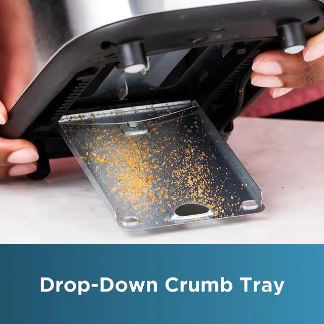 Alt view image 7 of 7 - 2-Slice Toaster with 7 Toast Shade Settings, Extra-Wide Slots for Bagels, Stainless Steel Exterior Finish