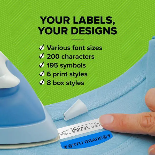 Alt view image 5 of 7 - LetraTag LT-100H Handheld Aesthetic Label Maker, ABC Keyboard Label Printer with Easy-to-Use, 13 Character LCD Screen, Great for Home & Office Organization, Pink