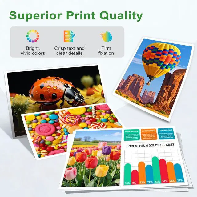 Alt view image 5 of 7 - 67XL Ink Cartridge Black Color Combo Pack Replacement for HP 67 HP67 XL HP67XL for 2700 2700e 4100 6400 4155e 2755e 6000 2855e 2827e 2752e 4100e 6458 6455e 4152 6055e 6052e 4152e 2742e 6400e Printer