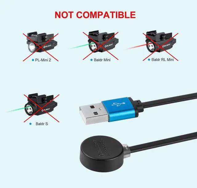 Alt view image 6 of 7 - MCC 3 Charger in Balck Upgraded Smart Magnetic Charging Cable Only Suitable for Odin/OdinMini/OdinS/PL-Mini3/PL-Pro/Baton3 Series/Warrior Mini2/Perun2/Seeker3pro/Warrior 3s/Baldr Pro R/Arkfeld