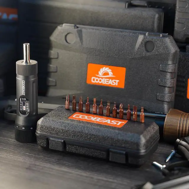 Alt view image 7 of 7 - 13Pcs Preset Torque Screwdriver with S2 Bits, 1/4 Drive Torque Wrench Screwdriver Set for Maintenance, Tools, Bike Repairing and Mounting, Inch Pound Torque Range 10-70 In-lb