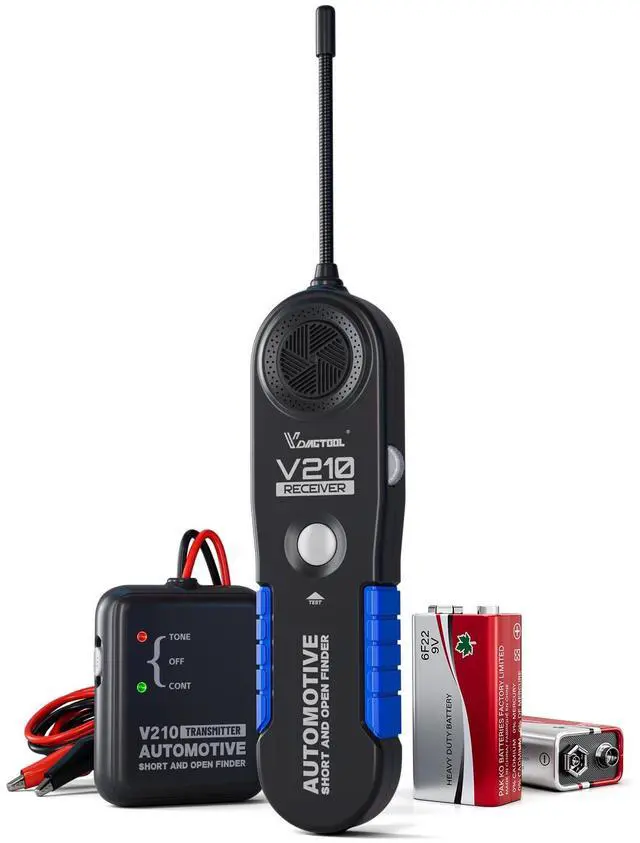 Main image of V210 Wire Tracer Electrical Automotive Open & Short Finder Circuit Tester Circuit Breaker Finder Fault Probe Wire Tracker Electrical DC 6-42V