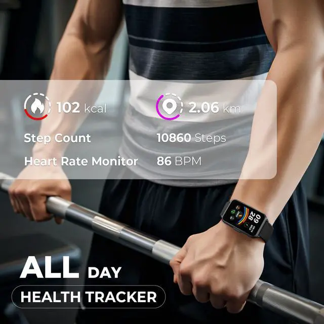 Alt view image 4 of 7 - Fitness Tracker (Answer/Make Call)Smart Watch 24/7 Heart Rate Spo2 Blood Oxygen Monitor Sleep Tracker, 120 Sports Modes Pedometer Calorie Step Tracker, Waterproof Activity Tracker for Women Men