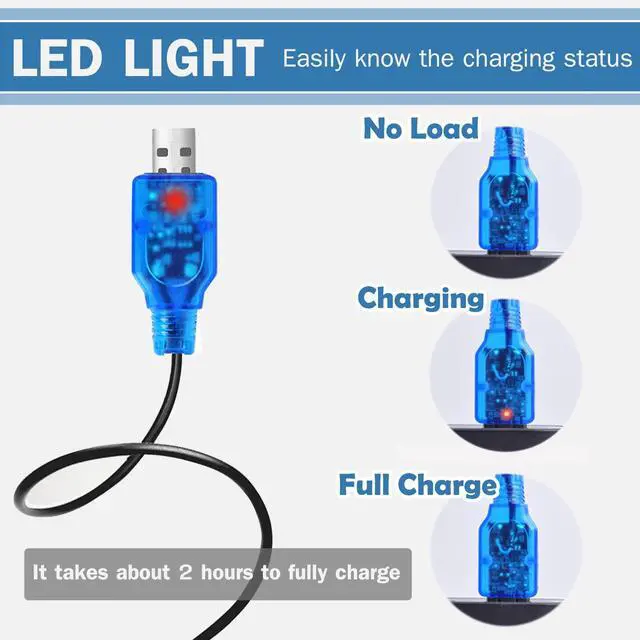 Alt view image 4 of 6 - 3.7V 800mah Li-ion Battery 2Pack with USB Chargers SM-2P Plug RC Rechargeable Battery Compatible with Remote Control Cars E35 DE38 DE40 DE50 DE55 TB202 TM141 Toy Cars 2Pack