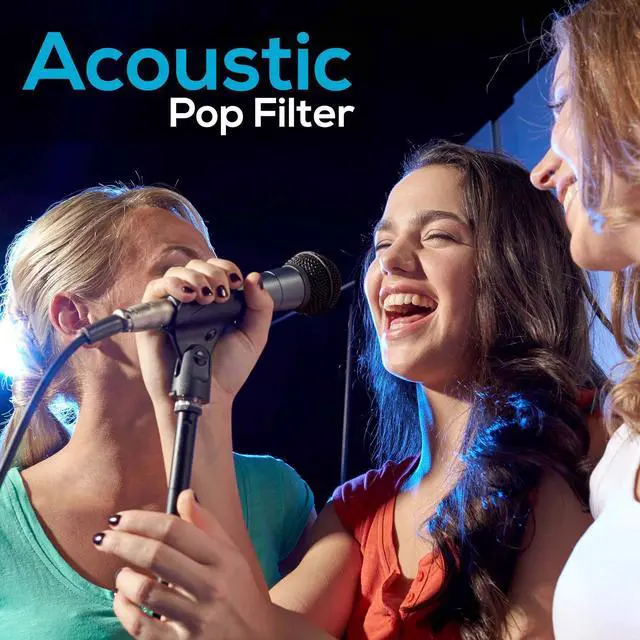 Alt view image 4 of 7 - Dynamic Microphone and Tripod Stand-Height Adjustable from 2.6' to 5.1 Telescoping Boom Arm Mic Length 7.48'' Inch w/Acoustic Pop Filter-Includes 15' ft XLR Cable PMKSM20, Black