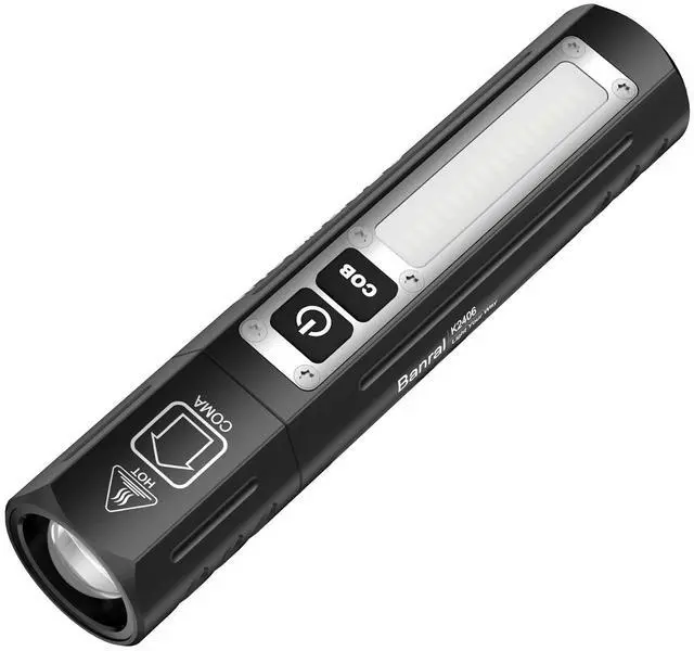 Main image of Rechargeable Magnetic Small Flashlights High Lumens - Super Bright Powerful LED Tactical USB C Flashlight, 8 Modes, Dual Button Waterproof Pocket Flash Light for Emergency,Car,Stocking Stuffer for Men