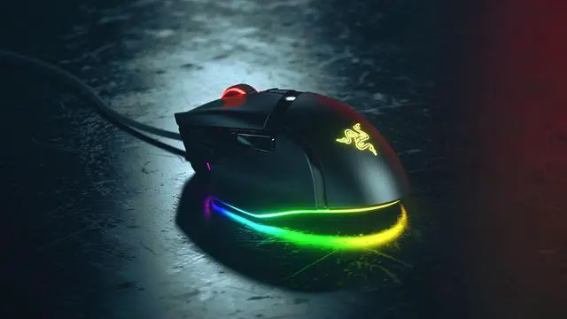 Alt view image 4 of 4 - Basilisk V3 Customizable Ergonomic Gaming Mouse: Fastest Gaming Mouse Switch - Chroma RGB Lighting - 26K DPI Optical Sensor - 11 Programmable Buttons