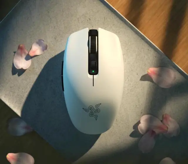 Alt view image 2 of 3 - Orochi V2 Wireless Gaming Mouse: Ultra Lightweight - Bluetooth / 2.4GHz Wireless 2 Modes - Up to 950hrs Battery Life - Mechanical Mouse Switches - 5G Advanced 18K DPI Optical Sensor - White