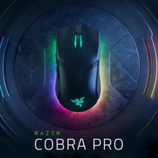 Alt view image 2 of 6 - Cobra Pro Customizable Wireless Gaming Mouse: 30K Optical Sensor - Chroma RGB Lighting - Black