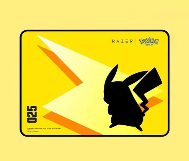 Alt view image 4 of 5 - DeathAdder Essential Pokemon Pikachu Edition Gaming Mouse and Mouse Pad Combo - 6400 DPI 4G Optical Sensor - 5 Programmable Buttons