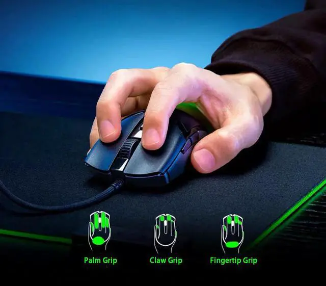 Alt view image 4 of 7 - Cobra Wired Gaming Mouse: 58 G LightweightI Design - Optical Mouse Switches GEN-3 - 8500 DPI Optical Sensor - Chroma RGB Light - Black