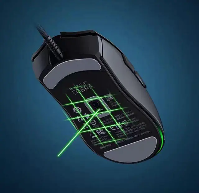 Alt view image 6 of 7 - Cobra Wired Gaming Mouse: 58 G LightweightI Design - Optical Mouse Switches GEN-3 - 8500 DPI Optical Sensor - Chroma RGB Light - Black
