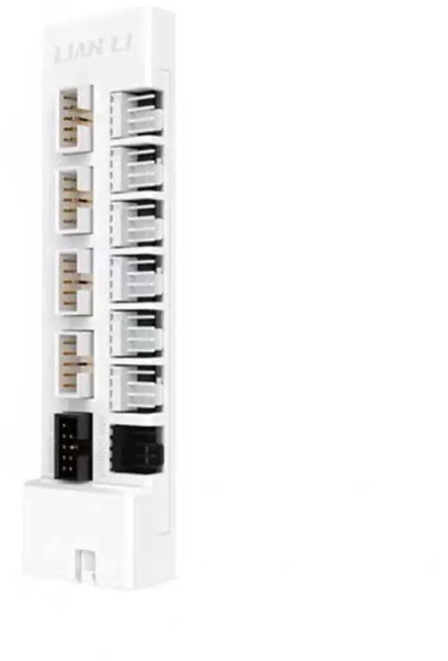 Alt view image 2 of 7 - Lian-Li Edge Hub Universal USB & Fan PWM Hub - White