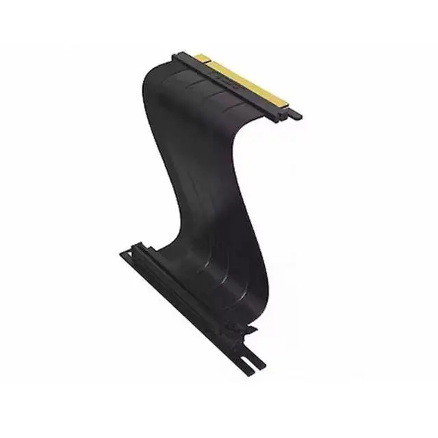 Alt view image 4 of 7 - Lian-Li PCIE 5.0 Riser Cable Premium PCI-E 16X 5.0 Double Bandwidth Extender Riser Cable: 200mm, Black