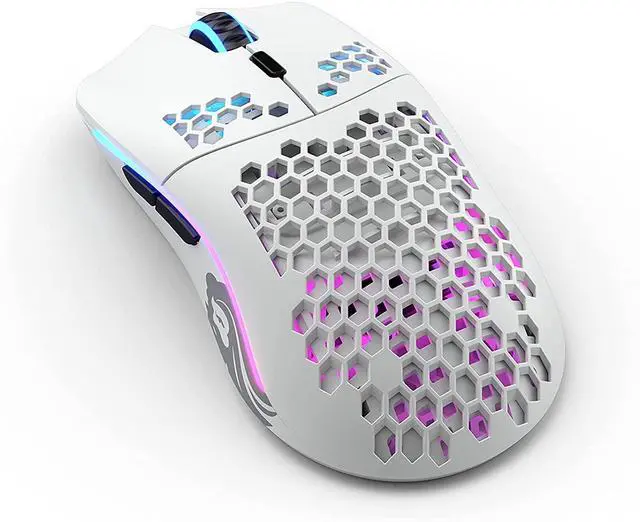 Alt view image 2 of 5 - Glorious Model O Wireless Gaming Mouse - Matte White