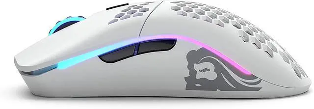 Alt view image 3 of 5 - Glorious Model O Wireless Gaming Mouse - Matte White