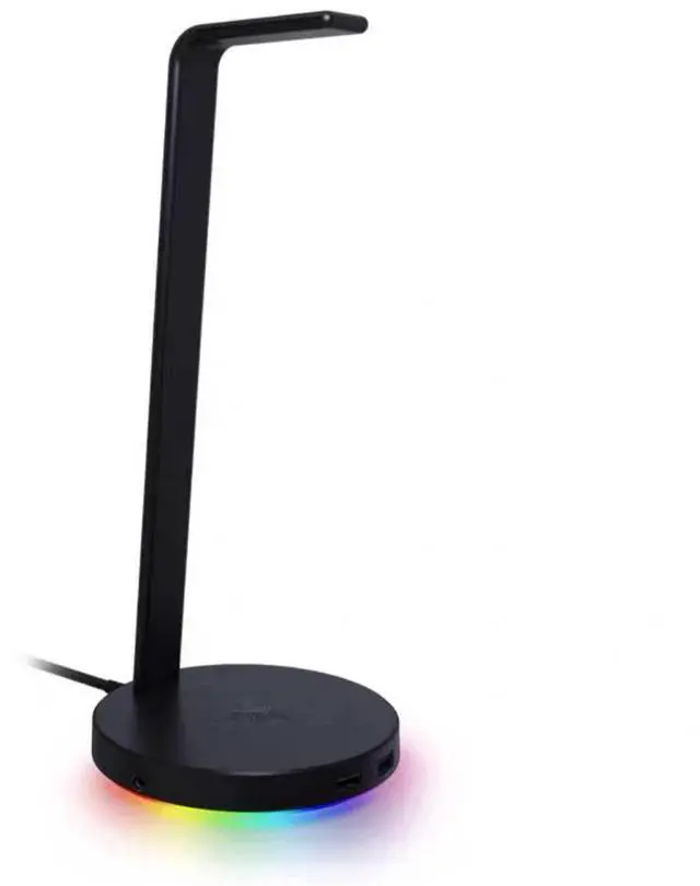 Main image of Base Station V2 Chroma Headphone Headset Stand Holder - 2 x USB 3.1 ports - 1 x 3.5mm Port With Built-in DAC - Chroma RGB Lighting - Black