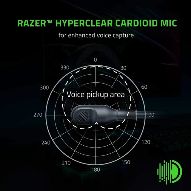 Alt view image 3 of 7 - BlackShark V2 X Gaming Headset: 7.1 Surround Sound - 50mm Drivers - Memory Foam Cushion - 3.5mm Audio Jack - Black