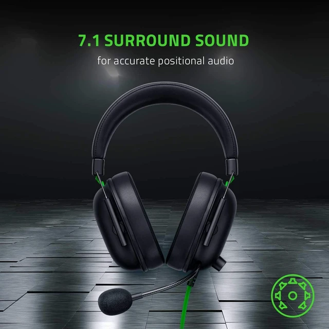 Alt view image 6 of 7 - BlackShark V2 X Gaming Headset: 7.1 Surround Sound - 50mm Drivers - Memory Foam Cushion - 3.5mm Audio Jack - Black