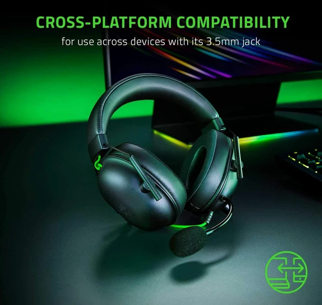Alt view image 7 of 7 - BlackShark V2 X Gaming Headset: 7.1 Surround Sound - 50mm Drivers - Memory Foam Cushion - 3.5mm Audio Jack - Black