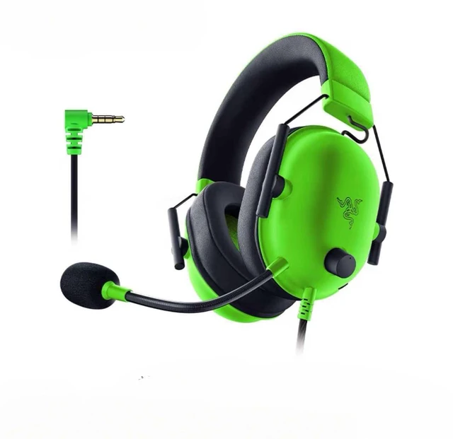 Main image of BlackShark V2 X Gaming Headset: 7.1 Surround Sound - 50mm Drivers - Memory Foam Cushion - 3.5mm Audio Jack - Green
