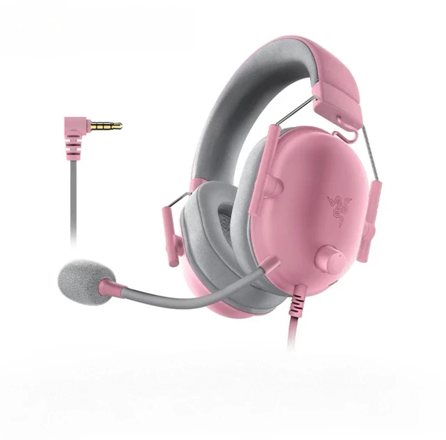 Main image of BlackShark V2 X Gaming Headset: 7.1 Surround Sound - 50mm Drivers - Memory Foam Cushion - 3.5mm Audio Jack - Quartz Pink