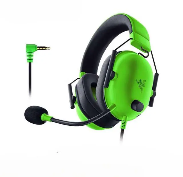 Main image of BlackShark V2 X Gaming Headset: 7.1 Surround Sound - 50mm Drivers - Memory Foam Cushion - 3.5mm Audio Jack - Green