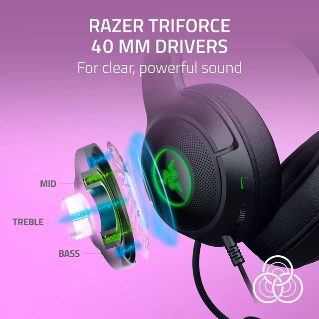 Alt view image 5 of 7 - Kraken Kitty V2 USB Wired Headset: Chroma RGB Kitty Ears - Stream Reactive Lighting - HyperClear Cardioid Mic - 40 mm Drivers - 7.1 Surround Sound - Comfortable Ear Cushions - Black