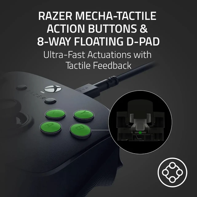 Alt view image 6 of 7 - Wolverine V3 Tournament Edition Wired Gaming Controller: Black