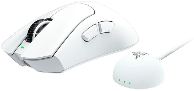 Main image of DEATHADDER V4 PRO Wireless Gaming Mouse: 45K DPI Optical Sensor GEN-2 - 8 Programmable Buttons - 57g Ultra Lightweight - White