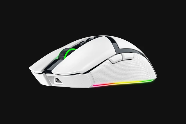 Alt view image 5 of 6 - Cobra Pro Customizable Wireless Gaming Mouse: 30K Optical Sensor - Chroma RGB Lighting - White