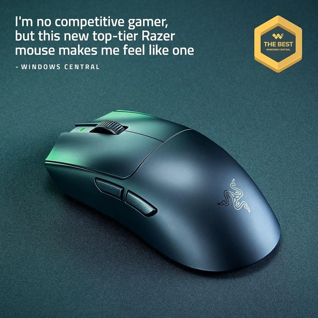 Alt view image 2 of 7 - Viper V4 Pro Wireless Esports Gaming Mouse: 49g Ultra Lightweight -180Hr Battery - Black