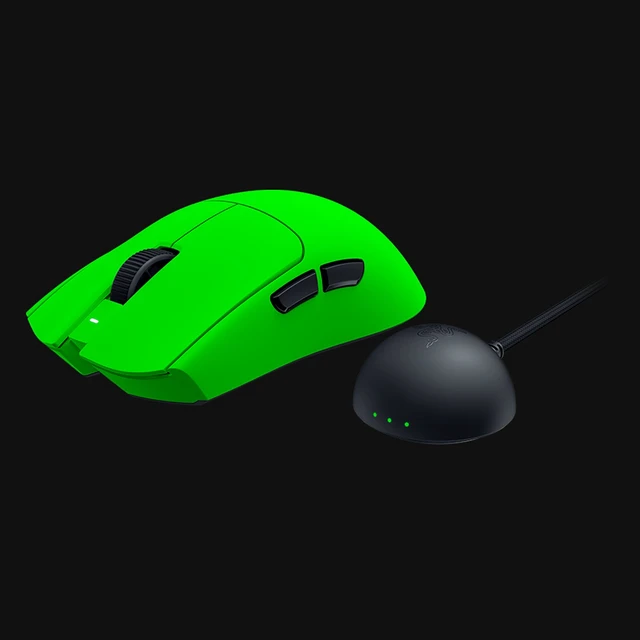 Alt view image 3 of 6 - Viper V4 Pro Wireless Esports Gaming Mouse: 49g Ultra Lightweight -180Hr Battery - Esports Green Edition