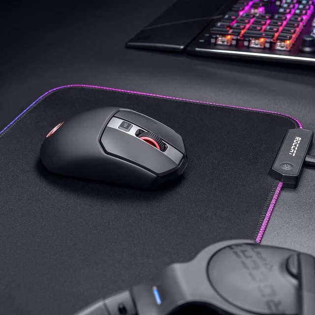 Alt view image 5 of 5 - ROCCAT Kain 200 Aimo RGB Gaming Mouse - Black