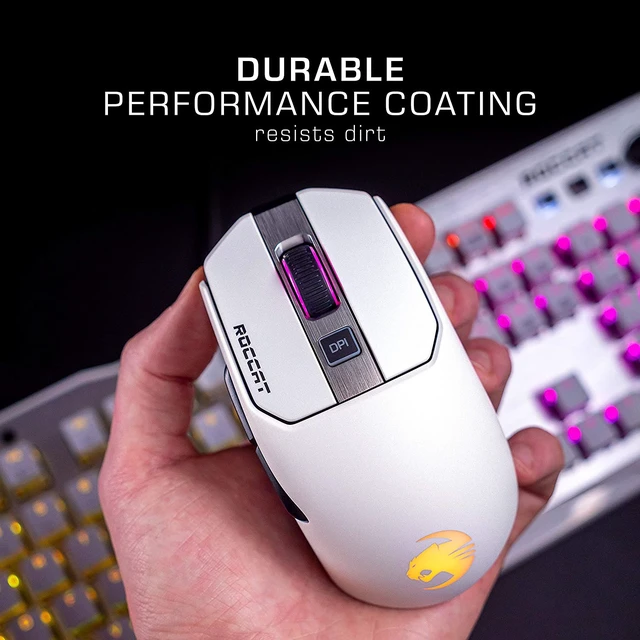 Alt view image 4 of 6 - ROCCAT Kain 202 Aimo RGB Gaming Mouse White