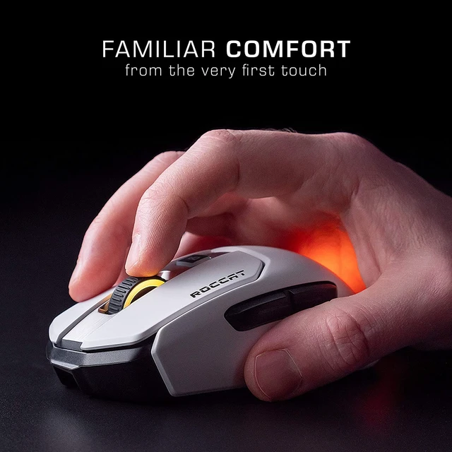 Alt view image 5 of 6 - ROCCAT Kain 202 Aimo RGB Gaming Mouse White