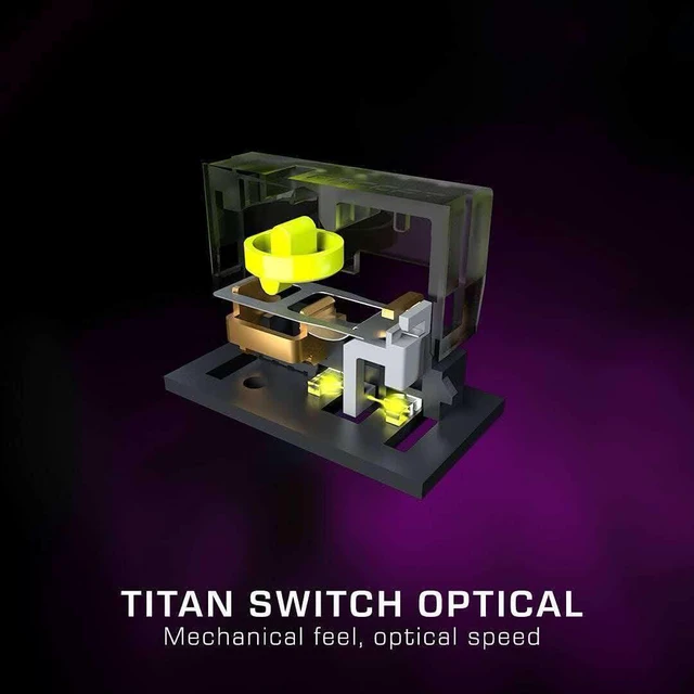 Alt view image 5 of 7 - ROCCAT Burst Pro Wired Gaming Mouse, Optical Switches, Super Lightweight Ergonomic Wired Computer Mouse, RGB Lighting, Titan Scroll Wheel, Honeycomb Shell, Claw Grip, Owl-Eye Sensor, 16K DPI, Black