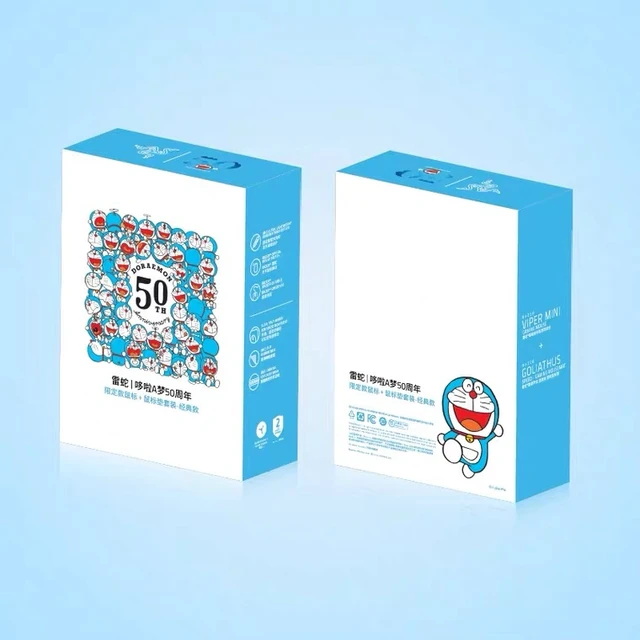 Alt view image 6 of 6 - Doraemon 50th Anniversary Classical Gaming Mouse and Mouse Pad Combo: Viper Mini Ultralight - 8500 DPI Optical Sensor - Chroma RGB Underglow Lighting - 6 Programmable Buttons