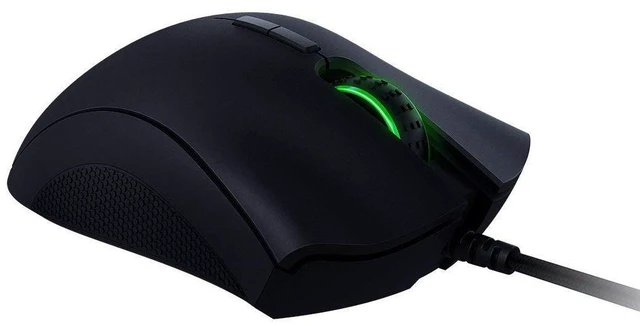Alt view image 3 of 5 - DeathAdder Elite Gaming Mouse: 16,000 DPI Optical Sensor - Chroma RGB Lighting - 7 Programmable Buttons - Mechanical Switches - Rubber Side Grips - Matte Black