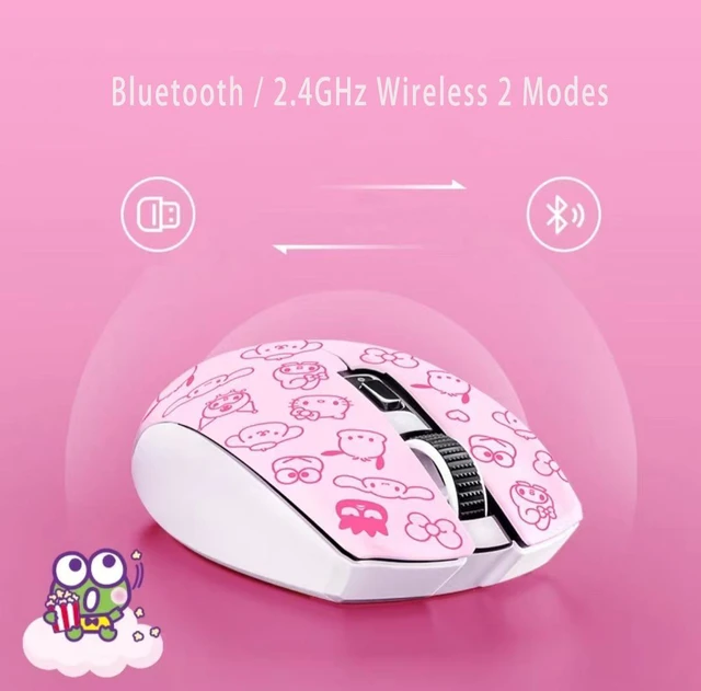 Alt view image 2 of 5 - Orochi V2 Sanrio Hello Kitty Family Limited Edition Wireless Gaming Mouse: Ultra Lightweight - Bluetooth / 2.4GHz Wireless 2 Modes - 5G Advanced 18K DPI Optical Sensor