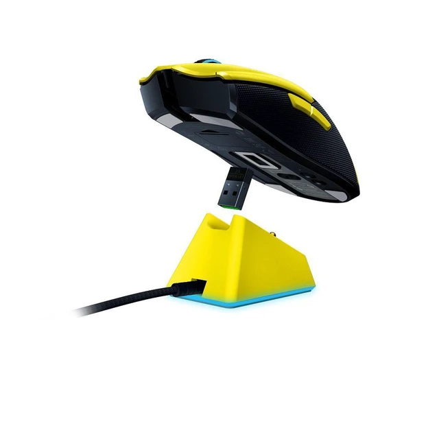 Alt view image 7 of 7 - Viper Ultimate Lightest Wireless Gaming Mouse & RGB Charging Dock: Hyperspeed Wireless Technology - 20K DPI Optical Sensor - Cyberpunk 2077 Edition
