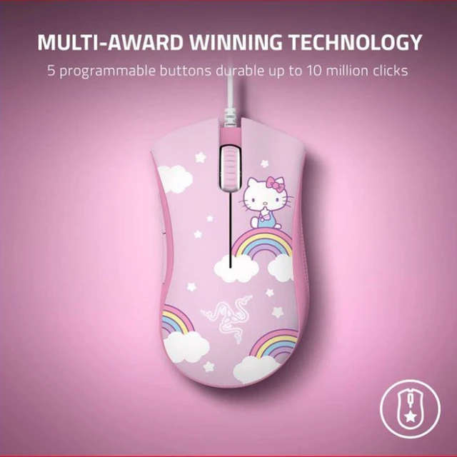 Alt view image 3 of 3 - DeathAdder SANRIO CHARACTERS Hello Kitty and Friends Limited Edition Mouse: 6400 DPI Optical Sensor