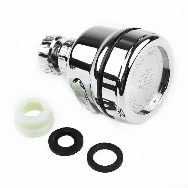 Alt view image 6 of 7 - Faucet Sprayer Attachment, 360 Degree Rotating Faucet Aerator Accessories, 3 Mode Adjustable Kitchen Sink Tap Head Water Saving Extend Nozzle Chrome Plated